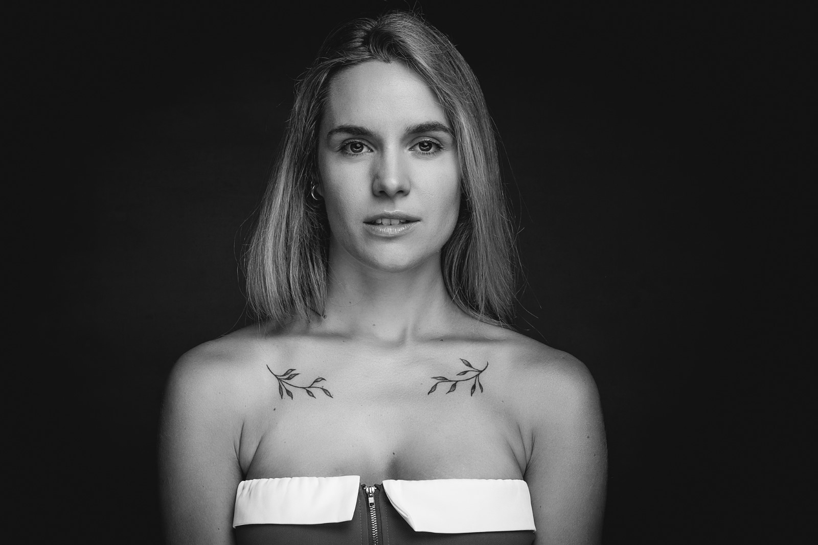 Retrato en blanco y negro